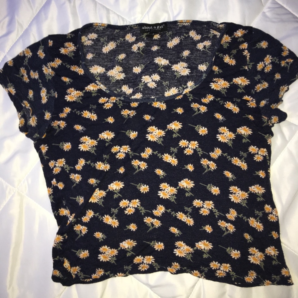 Floral crop Tee